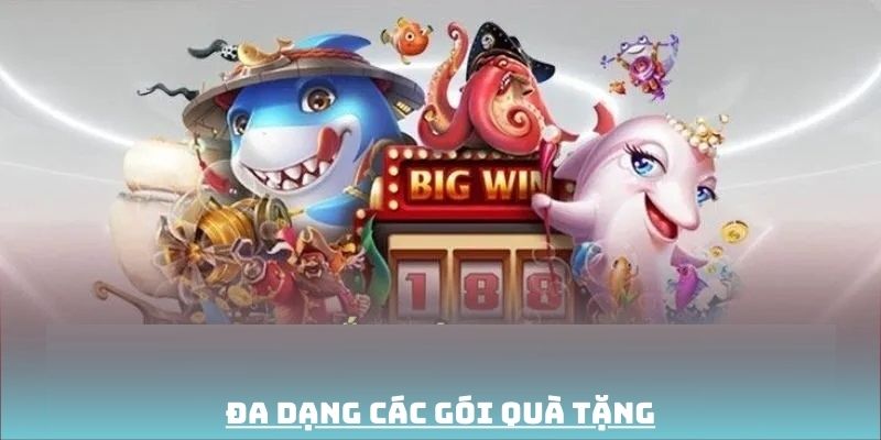 Đa dạng các gói quà tặng và các dịch vụ hấp dẫn