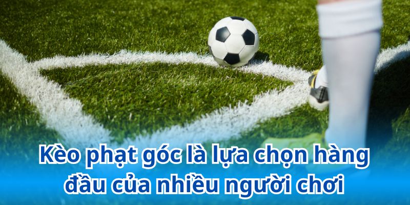 Kèo phạt góc là lựa chọn hàng đầu của nhiều người chơi