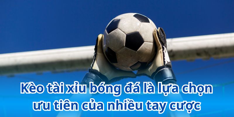 Kèo tài xỉu bóng đá là lựa chọn ưu tiên của nhiều tay cược